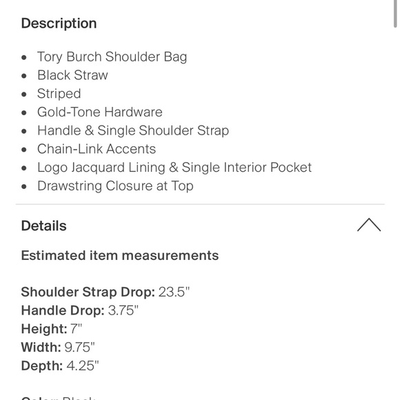 Tory Burch Will Straw Drawstring Bag - Picture 6 of 6